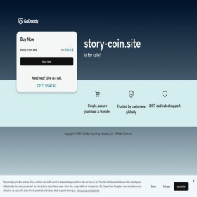 Скриншот главной страницы сайта story-coin.site