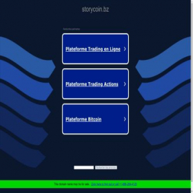 Скриншот главной страницы сайта storycoin.bz