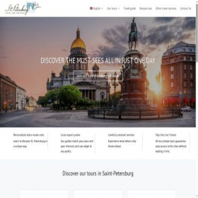 Скриншот главной страницы сайта stpetersburg4you.com