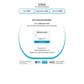 Скриншот главной страницы сайта strata.pw