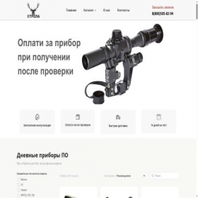 Скриншот главной страницы сайта strela-npz12.ru