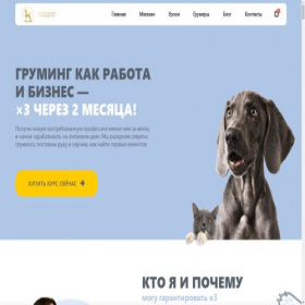 Скриншот главной страницы сайта stri4sobak.ru