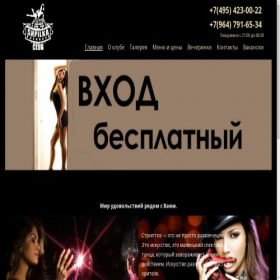 Скриншот главной страницы сайта stripshpilka.ru