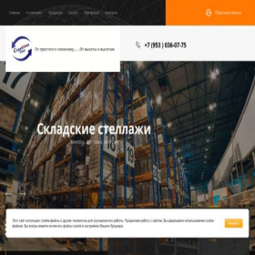 Скриншот главной страницы сайта striving-top.ru