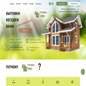 Скриншот главной страницы сайта stroika-pro.ru