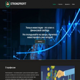 Скриншот главной страницы сайта strongprofit.ru