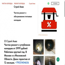 Скриншот главной страницы сайта stroy-aqua.ru