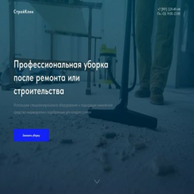 Скриншот главной страницы сайта stroy-clin.ru