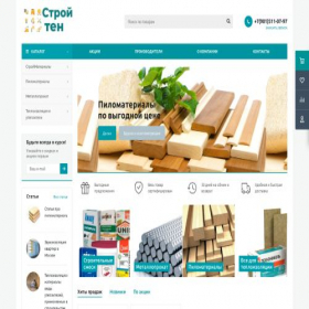 Скриншот главной страницы сайта stroy-ten.ru