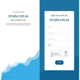 Скриншот главной страницы сайта stroyka.com.ua