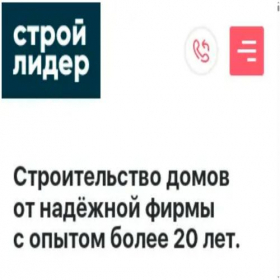 Скриншот главной страницы сайта stroylider-nn.ru