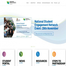 Скриншот главной страницы сайта studentengagement.ie