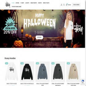 Скриншот главной страницы сайта stussystoreofficial.com