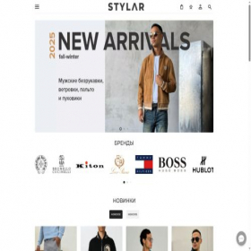 Скриншот главной страницы сайта stylar.ru