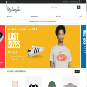 Скриншот главной страницы сайта stylemyles.com
