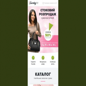 Скриншот главной страницы сайта stylish-bag.space