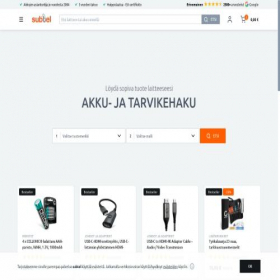 Скриншот главной страницы сайта subtel.fi