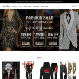 Скриншот главной страницы сайта suilper.com