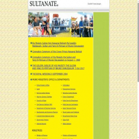 Скриншот главной страницы сайта sultanate.net