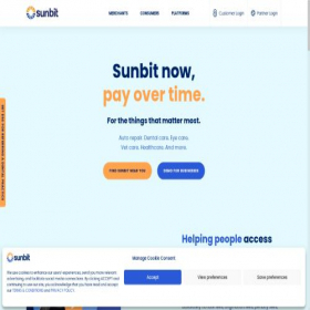 Скриншот главной страницы сайта sunbit.com
