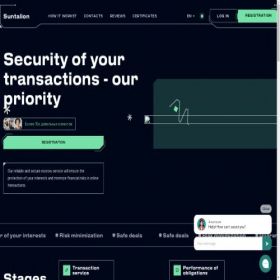 Скриншот главной страницы сайта suntalion.com