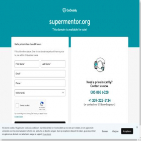 Скриншот главной страницы сайта supermentor.org