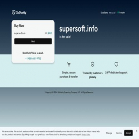 Скриншот главной страницы сайта supersoft.info