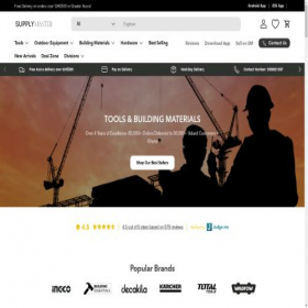 Скриншот главной страницы сайта supplymaster.store