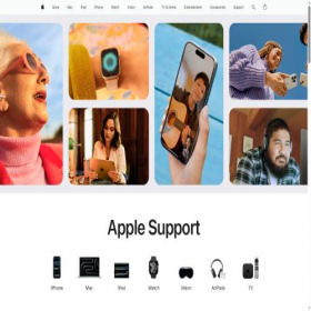 Скриншот главной страницы сайта support-apple.ru.com