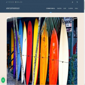 Скриншот главной страницы сайта surf-morocco.ru