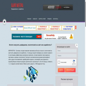 Скриншот главной страницы сайта surf.net.ru