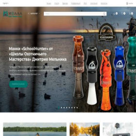 Скриншот главной страницы сайта surgut.huntergo.ru
