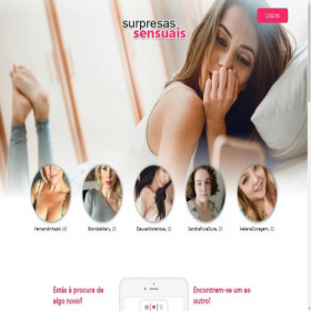 Скриншот главной страницы сайта surpresassensuais.com