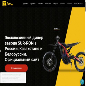 Скриншот главной страницы сайта surronrussia.ru