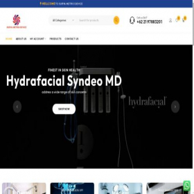 Скриншот главной страницы сайта suryametrodevice.com