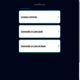 Скриншот главной страницы сайта sushibox.es