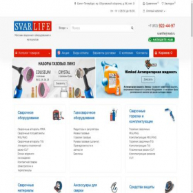 Скриншот главной страницы сайта svar-life.ru