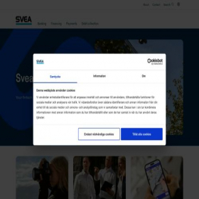 Скриншот главной страницы сайта svea.company