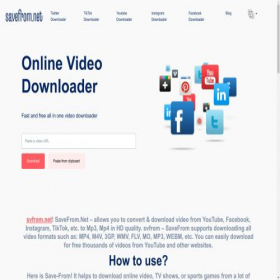 Скриншот главной страницы сайта svfrom.net