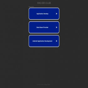 Скриншот главной страницы сайта sw2-dev.club