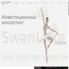 Скриншот главной страницы сайта swanlake-capital.com