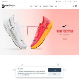 Скриншот главной страницы сайта sweatshop.com