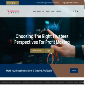 Скриншот главной страницы сайта swedisht-invest.com