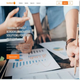 Скриншот главной страницы сайта swedsgroup.com