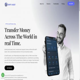 Скриншот главной страницы сайта swift-asset.org