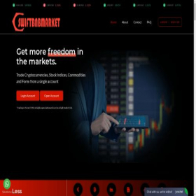 Скриншот главной страницы сайта swiftbnbmarket.com