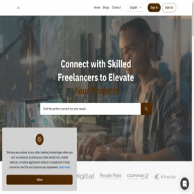 Скриншот главной страницы сайта swiftlance.online