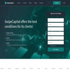 Скриншот главной страницы сайта swipecapital.io