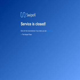 Скриншот главной страницы сайта swipex.com