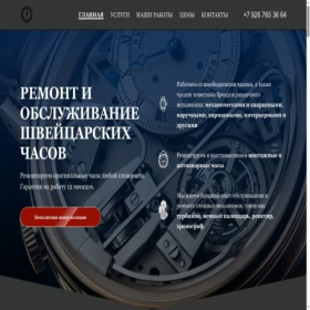 Скриншот главной страницы сайта swisspro.ru